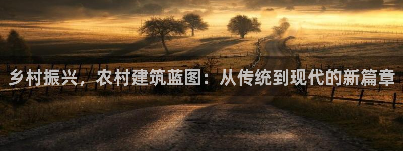 威斯汀娱乐先锋：乡村振兴，农村建筑蓝图：从传统到现代的新篇章