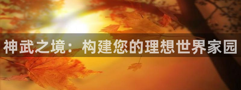 先锋娱乐快讯：神武之境：构建您的理想世界家园