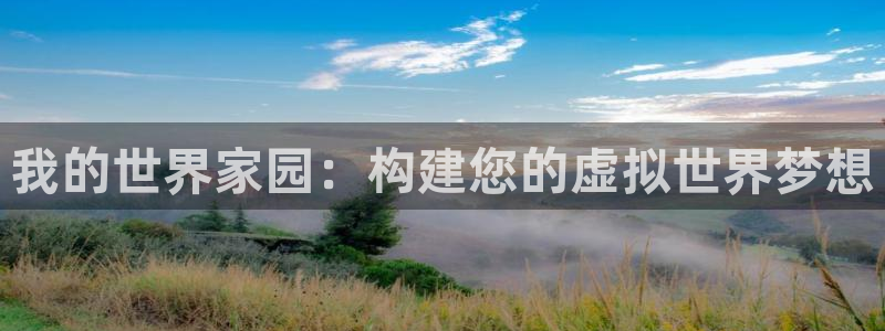 先锋娱乐集团：我的世界家园：构建您的虚拟世界梦想