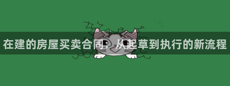 先锋娱乐社：在建的房屋买卖合同：从起草到执行的新流程