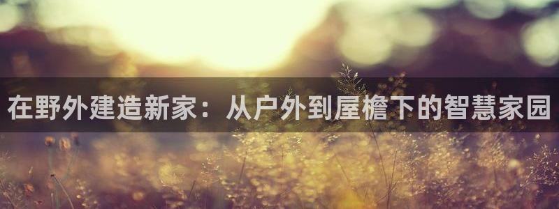 先锋娱乐游戏上分：在野外建造新家：从户外到屋檐下的智慧家园